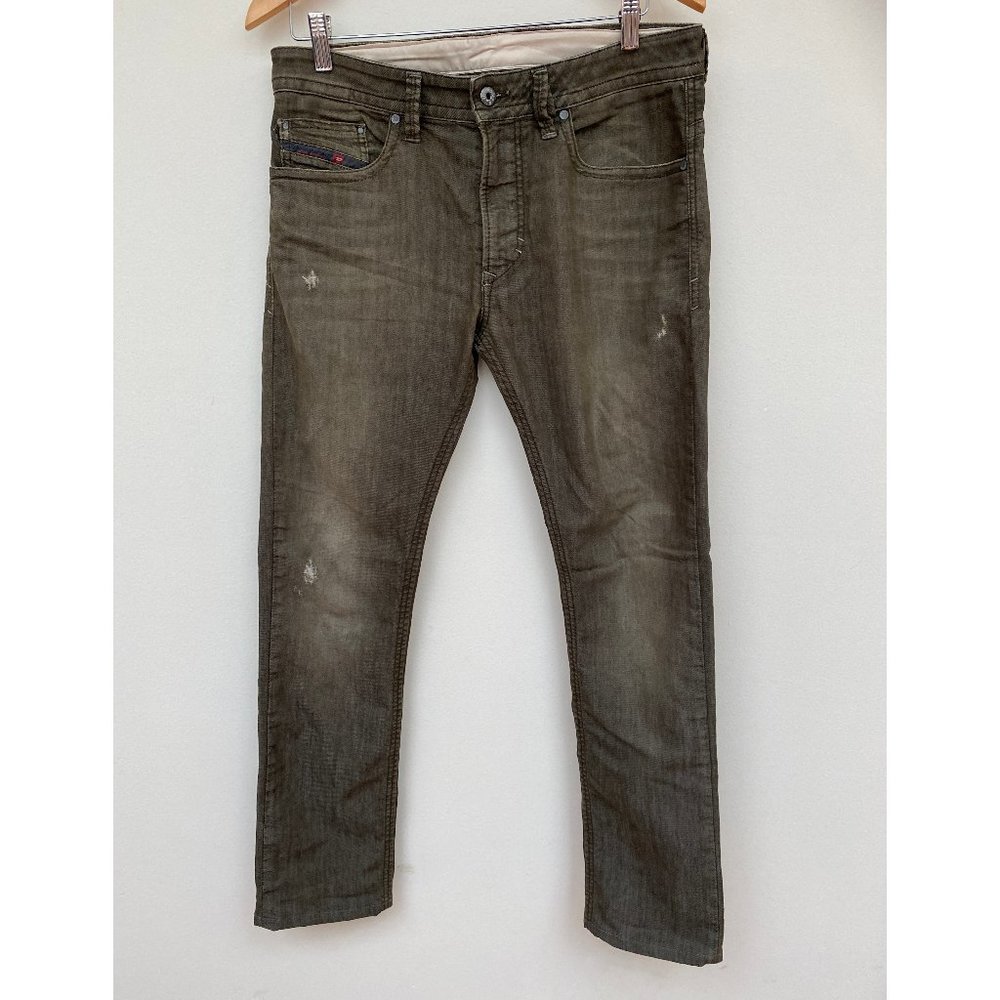 Diesel slim fit olive jeans in Olive - 30